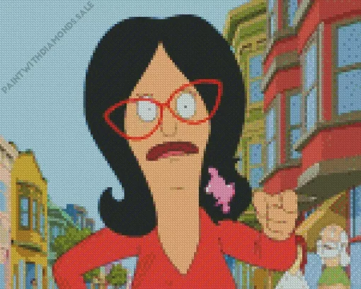 Linda Belcher In Bobs Burgers Diamond Painting