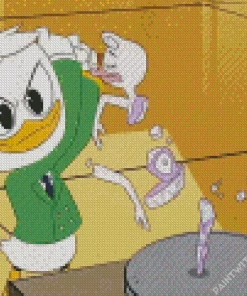 Louie Duck Ducktales Diamond Painting