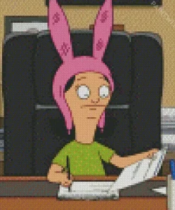 Louise Belcher Bobs Burgers Diamond Painting