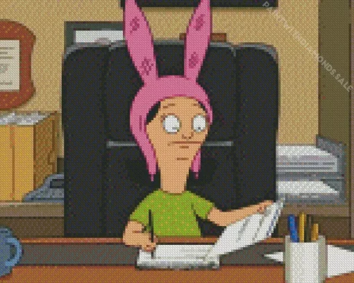 Louise Belcher Bobs Burgers Diamond Painting