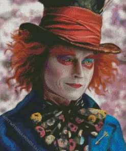 Mad Hatter Character Diamond Painting