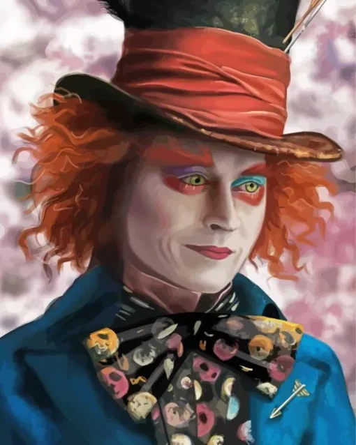 Mad Hatter Character Diamond Painting