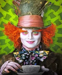 Mad Hatter In Alice In Wonderland Diamond Painting