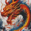 Mad chinese dragon Diamond Paints