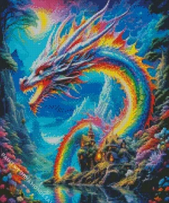 Magical Rainbow Dragon Diamond Paints