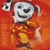 Marshall Paw Patrol Puppy Diamond Paintings