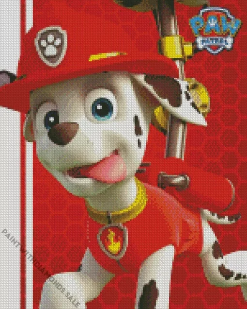 Marshall paw patrol Diamond Paintings