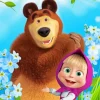 Masha And The Bear Diamond Painting