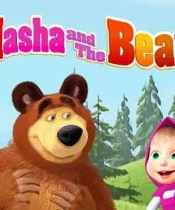 Masha And The Bear Animation Diamond Painting