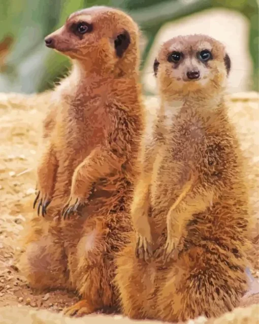 Meerkat Animals Diamond Painting