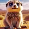 Meerkat In Desert Diamond Painting