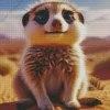 Meerkat In Desert Diamond Painting