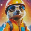 Meerkat In Safety Gear Diamond Painting