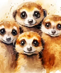 Meerkats Diamond Painting