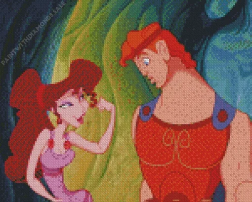 Megara And Hercules Diamond Painting