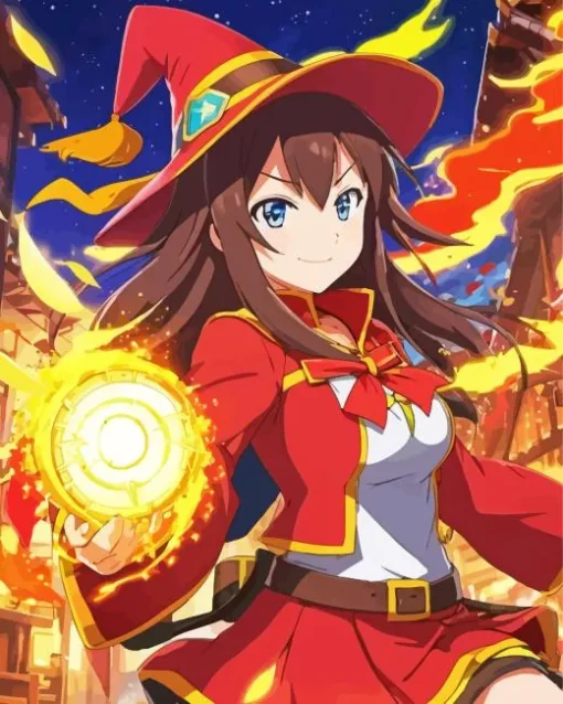 Megumin Art Diamond Painting