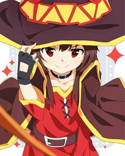 Megumin Anime Character Diamond Painting