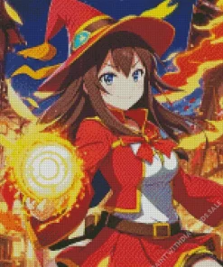 Megumin Art Diamond Painting