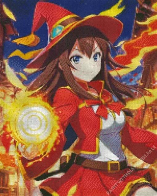 Megumin Art Diamond Painting