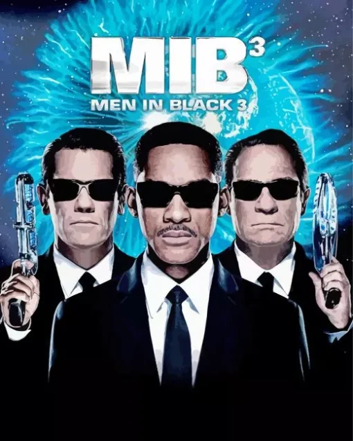 Men In Black Diamond Painting