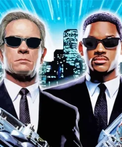 Men in Black Characters Diamond Painting