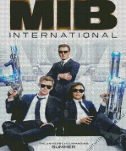 Men in Black Film Diamond Painting