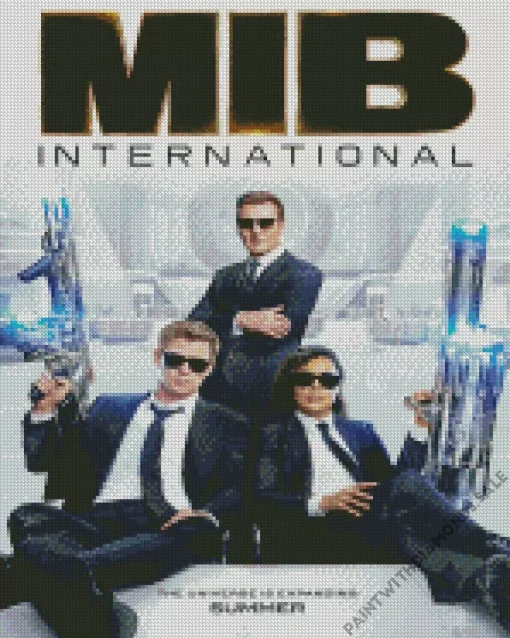 Men in Black Film Diamond Painting