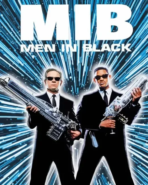 Men In Black Movie Diamond Painting