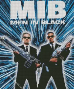 Men In Black Movie Diamond Painting