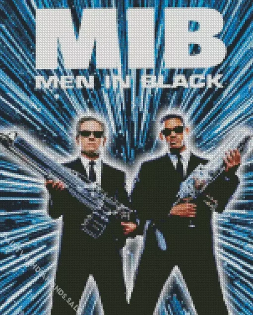 Men In Black Movie Diamond Painting