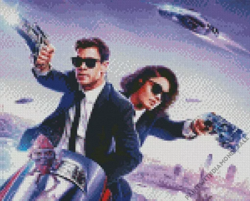 Men in Black Movie Characters Diamond Painting