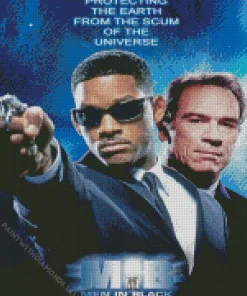 Men In Black Movie Poster Diamond Painting