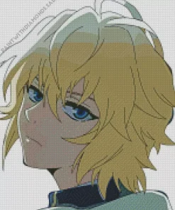 Mikaela Hyakuya Anime Diamond Painting