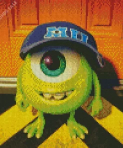 Mike Wazowski Character Diamond Painting