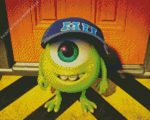 Mike Wazowski Character Diamond Painting