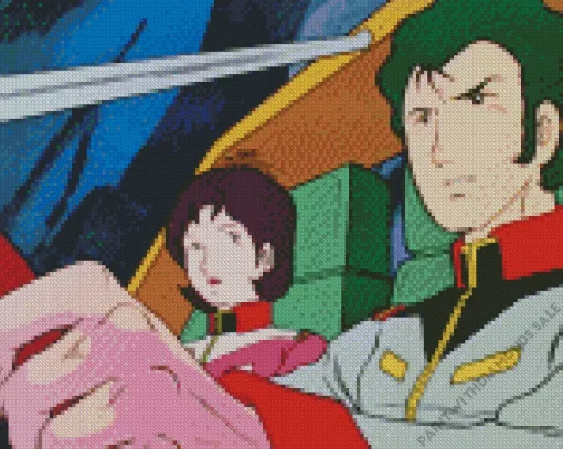 Mirai Yashima In Mobile Suit Gundam Diamond Painting