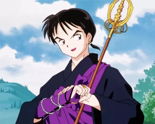 Miroku In Inuyasha Diamond Painting