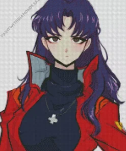 Misato Katsuragi Art Diamond Painting