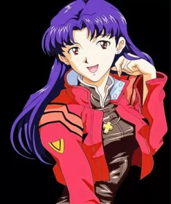 Misato Katsuragi Character Diamond Painting