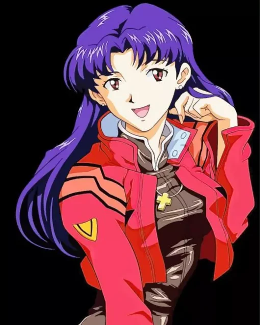 Misato Katsuragi Character Diamond Painting