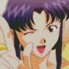 Misato Katsuragi Character Art Diamond Painting