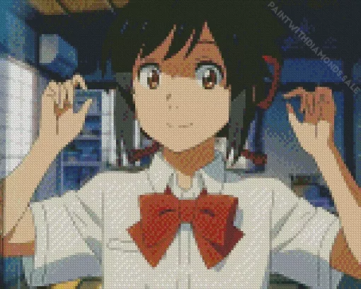 Mitsuha Miyamizu Diamond Painting