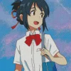 Mitsuha Miyamizu Character Diamond Painting