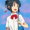 Mitsuha Miyamizu Character Diamond Painting