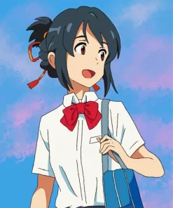 Mitsuha Miyamizu Character Diamond Painting