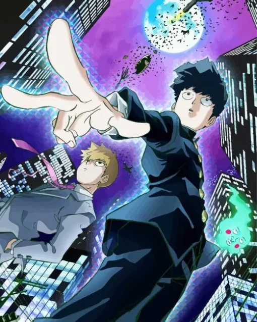 Mob Psycho 100 Anime Diamond Painting