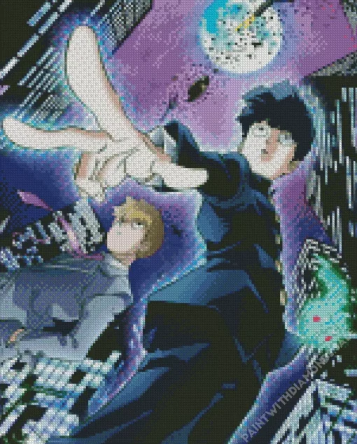 Mob Psycho 100 Anime Diamond Painting