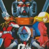 Mobile Suit Gundam Anime Characters Diamond Painting