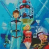 Mobile Suit Gundam Characters Diamond Painting