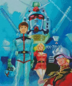 Mobile Suit Gundam Characters Diamond Painting